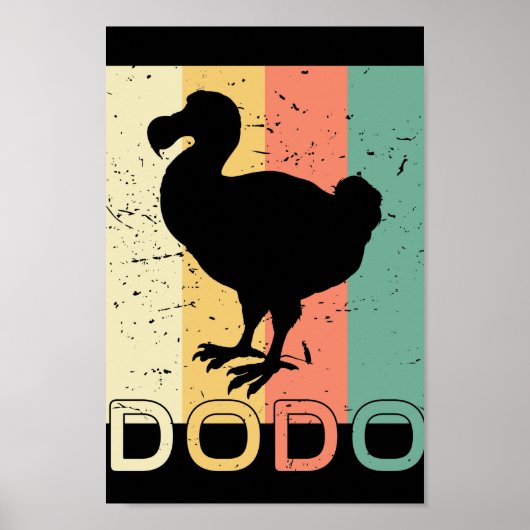 Dodo Vogel Poster (Voorkant)