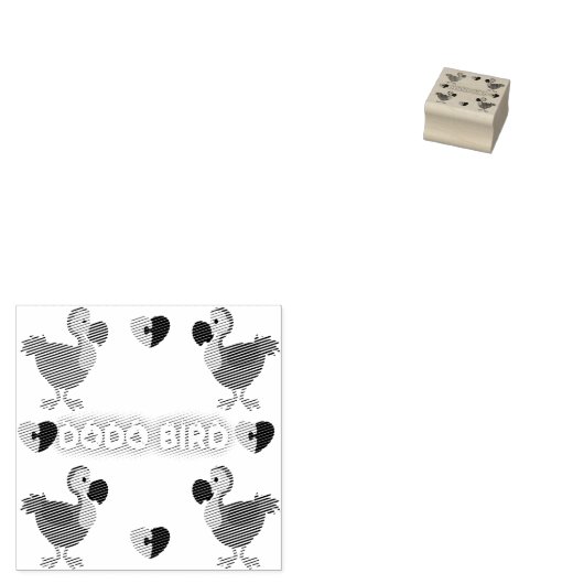 Dodo-vogelliefde! stempel (Gestempeld)