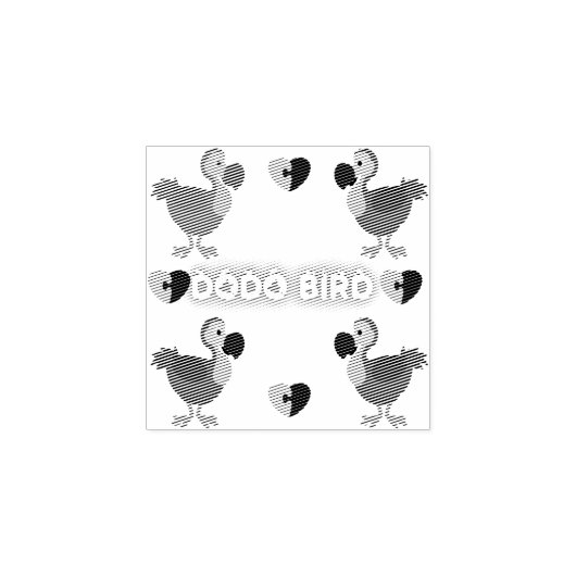 Dodo-vogelliefde! stempel (Afrduk)