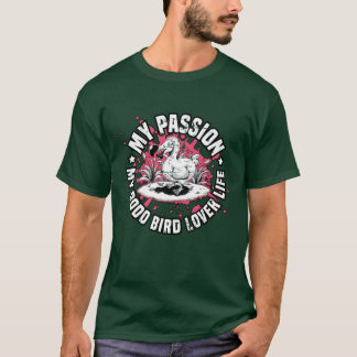 Dodo Vogelliefhebber Mijn Passie Mijn Dodo Uitgest T-shirt