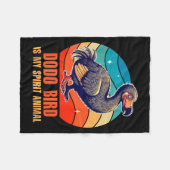 Dodo Vogels Liefhebber Ornitholoog Dodo Vogel Is M Fleece Deken (Voorkant (Horizontaal))