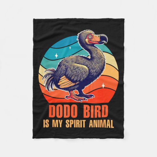 Dodo Vogels Liefhebber Ornitholoog Dodo Vogel Is M Fleece Deken (Voorkant)