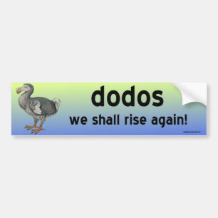 dodos bumpersticker