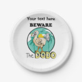 Dodovogel Papieren Bordje (Voorkant)