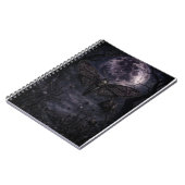 Dodshoofdmot Gotische Maan Kunstprint Notitieboek (Linkerzijde)