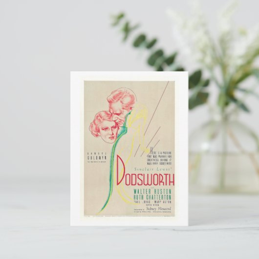 Dodsworth, Film, Film, Adverteren Briefkaart (Staand voorkant)