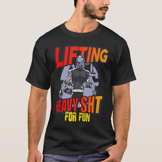 Dodybuilder, dodelijk en uitgerotst t-shirt (Voorkant)