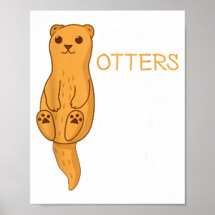 Doe aan Otters Zee Otter Poster
