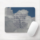 Doe al goed u kunt/citeert met Kloudy Sky Muismat (Met muis)