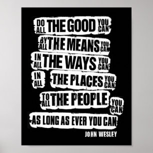 Doe al het goede dat je kunt, Motivatie en inspire Poster