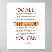 DOE AL HET GOEDE DAT JE WESLEY KUNT CITEREN POSTER (Voorkant)