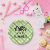 DOE ALLE DINGEN MET VERLIES! PAPIEREN BORDJE (Feest)