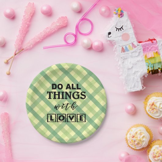 DOE ALLE DINGEN MET VERLIES! PAPIEREN BORDJE (Feest)