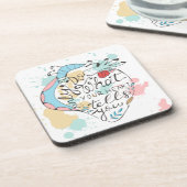 Doe alleen wat je hart je vertelt bier onderzetter (Linkerzijde)