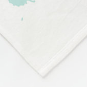 Doe alleen wat je hart je vertelt fleece deken (Hoek)