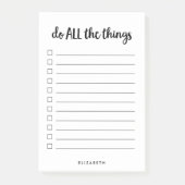 Doe alles | Aangepast om lijst te doen Post-it® Notes (Voorkant)