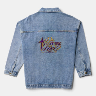 Doe alles in liefde denim jacket