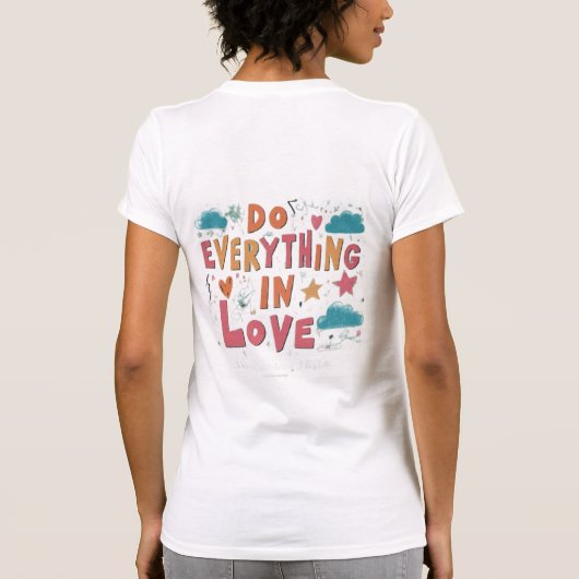 Doe alles in liefde t-shirt (Achterkant)