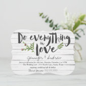 Doe alles in Love Bridal Kaart (Staand voorkant)
