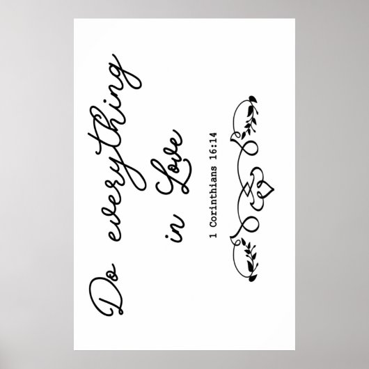 Doe Alles in Love Poster (Voorkant)