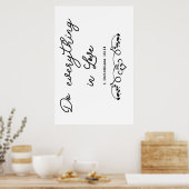 Doe Alles in Love Poster (Keuken)