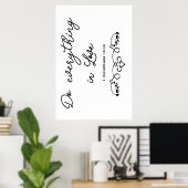 Doe Alles in Love Poster (Thuiskantoor)