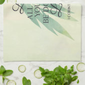 Doe alles met de Bijbelse versie van de Liefde Theedoek (Gevouwen)