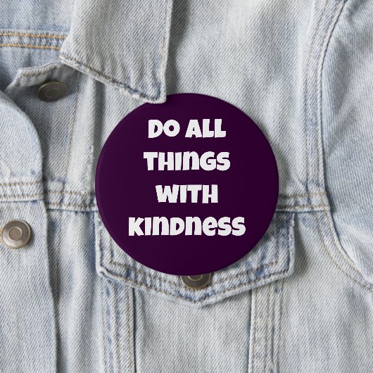 Doe alles met de Paarse Button van Kindness (In situ)