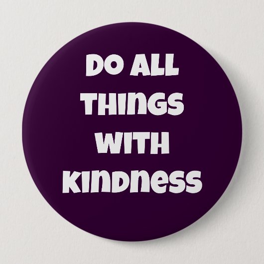 Doe alles met de Paarse Button van Kindness (Voorkant)