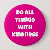 Doe alles met een roze Button in de kleur Kindness (Voorkant)