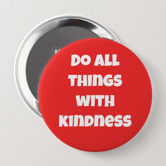 Doe alles met Kindness Red Button (Voorkant /achterkant)