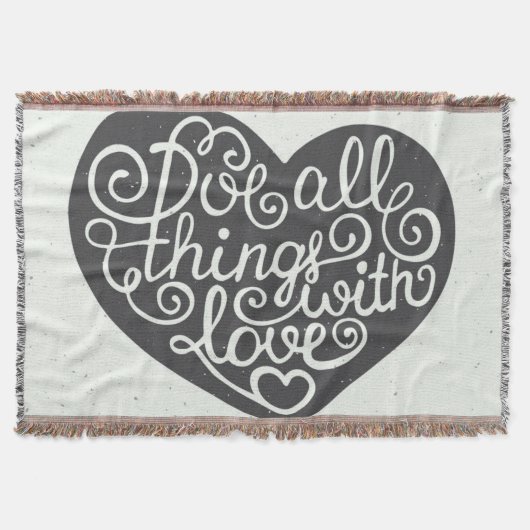 Doe alles met liefde deken (Voorkant)