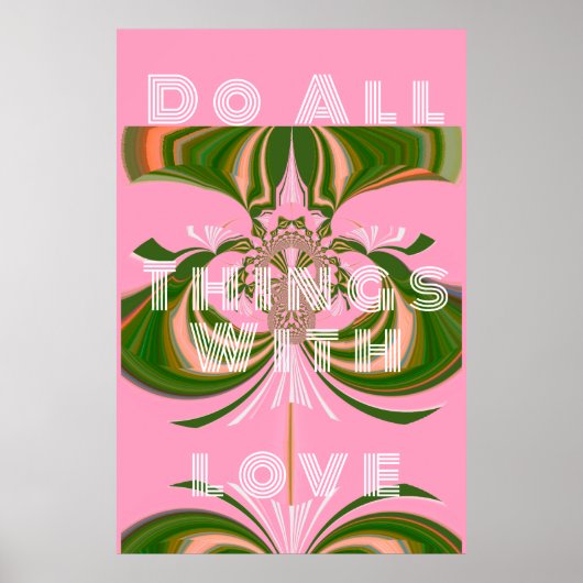 Doe alles met liefde poster (Voorkant)