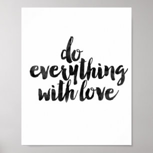 Doe alles met liefde poster