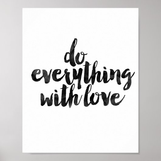 Doe alles met liefde poster (Voorkant)