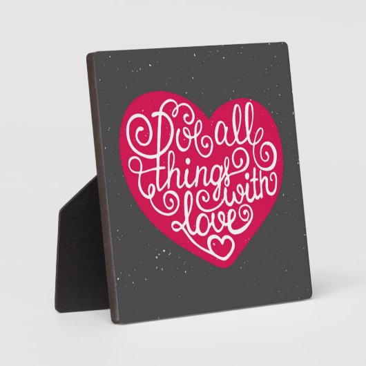 Doe alles met Love Red Fotoplaat (Voorkant)