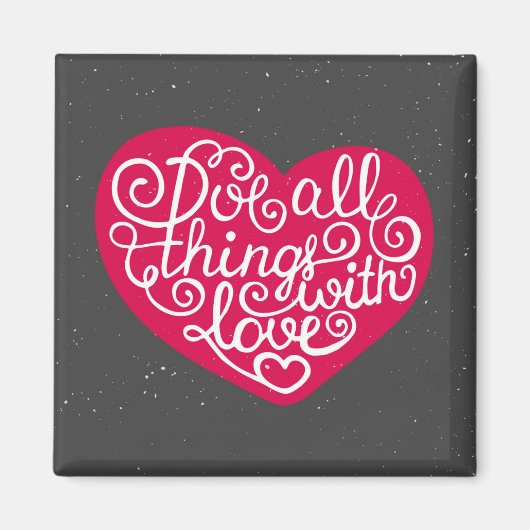 Doe alles met Love Red Magneet (Voorkant)