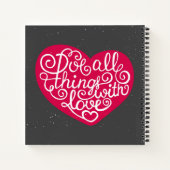 Doe alles met Love Red Notitieboek (Achterkant)