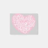 Doe alles met Love Red Post-it® Notes (Voorkant)