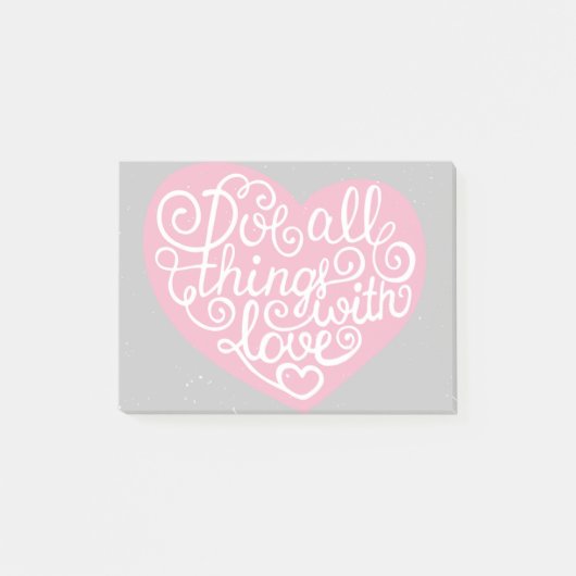 Doe alles met Love Red Post-it® Notes (Voorkant)