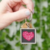 Doe alles met Love Red Sleutelhanger (Hand)
