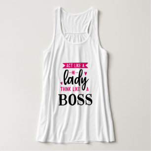 Doe als een advocaat denken als een BOSS Tanktop