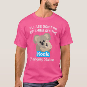Doe alsjeblieft geen etamine van de Koala die van  T-shirt
