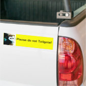 Doe alsjeblieft geen klep! Bumpersticker (Op Truck)