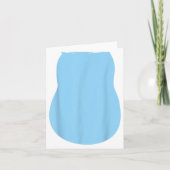 Doe alsof Alien Dog Costume Halloween Blue Alien D Kaart (Voorkant)