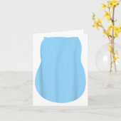 Doe alsof Alien Dog Costume Halloween Blue Alien D Kaart (Gele Bloem)