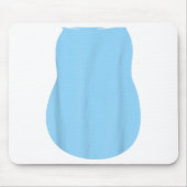 Doe alsof Alien Dog Costume Halloween Blue Alien D Muismat (Voorkant)