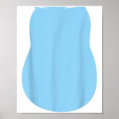 Doe alsof Alien Dog Costume Halloween Blue Alien D Poster (Voorkant)