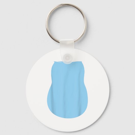 Doe alsof Alien Dog Costume Halloween Blue Alien D Sleutelhanger (Voorkant)