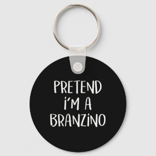 Doe alsof een Branzino-kostuum grappige vis Hallow Sleutelhanger